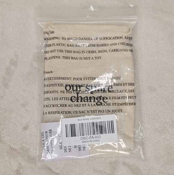 Our Spare Change Isla 18K Gold Plated Freshwater Pearl Drop Earrings - Picture 7 of 7